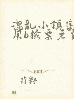 混乱小镇售票员用b检票免费全文