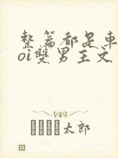 整篇都是车的doi双男主文