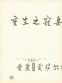 重生之宠妻有毒