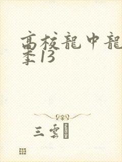 高校龙中龙第二季13
