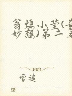 翁熄小莹(奇思妙想)第二篇