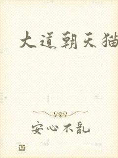 大道朝天猫腻