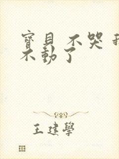 宝贝 不哭 我不动了