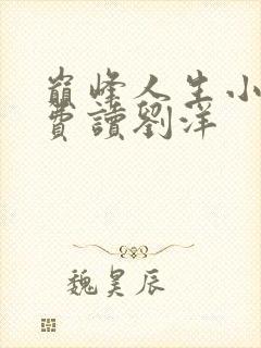 巅峰人生小说免费读刘洋