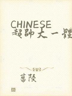 CHINESE超帅大一体育系精牛