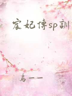 宸妃传sp训诫