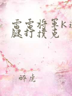 雷电将军K迈开腿打扑克
