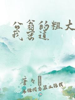 公翁的粗大挺进我密道