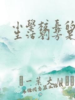 小学校长的幸福生活刘芳是谁