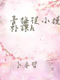 青梅从小摸到大补课h