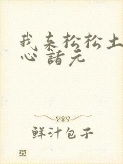 我来松松土 陈心 诸元