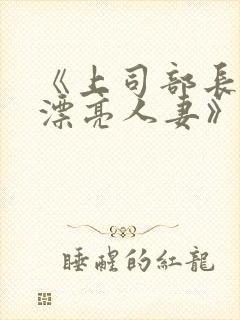 《上司部长出轨漂亮人妻》