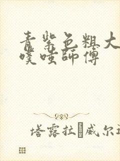 青紫色粗大进出噗嗤师傅