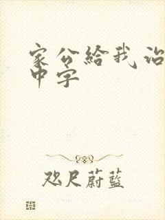 家公给我治疗5中字