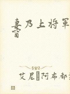 妻乃上将军无弹窗