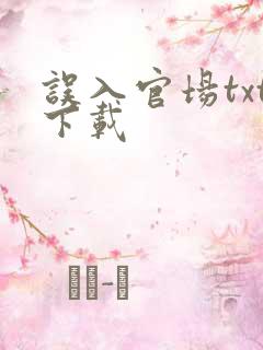 误入官场txt下载