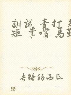 训诫 责打 规矩 掌嘴 马鞭