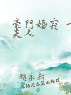 豪门婚宠 一品夫人