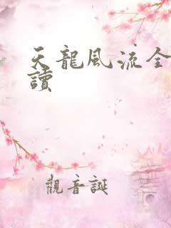 天龙风流全文阅读