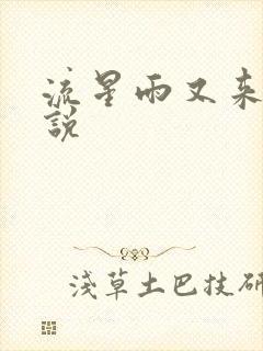 流星雨又来临小说