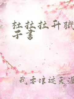 杜拉拉升职记电子书