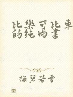 比乐可比车速快的纯肉书