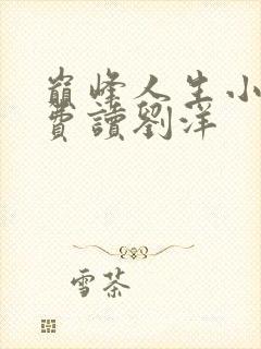 巅峰人生小说免费读刘洋