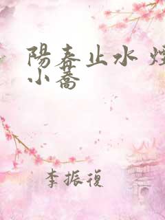 阳春止水 烟树小荞