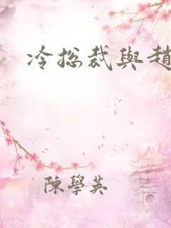 冷总裁与赵大牌