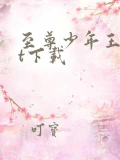 至尊少年王txt下载