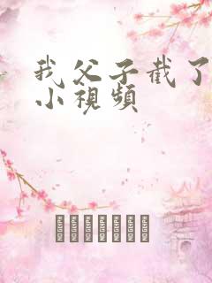 我父子截了一段小视频