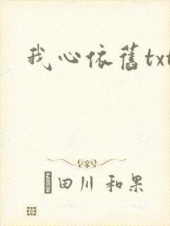 我心依旧txt