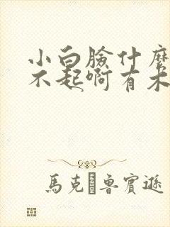 小白脸什么的伤不起啊有木有