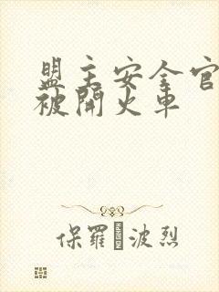 盟主安全官泰国被开火车