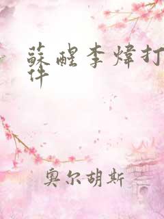 苏醒李炜打架事件