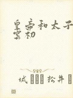 皇帝和太子妃h云初