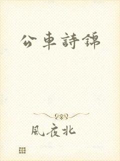 公车诗锦