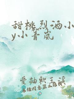 甜桃烈酒小说by小箐岚