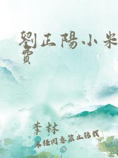 刘正阳小米多免费