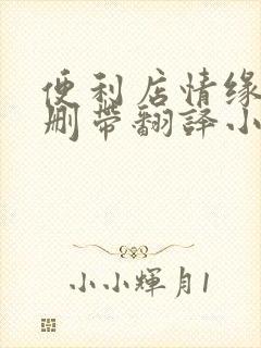 便利店情缘未增删带翻译小说