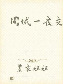 同城一夜交友