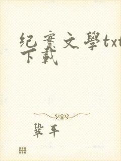 纪实文学txt下载