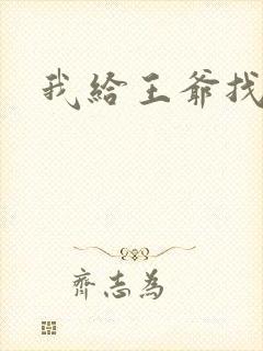 我给王爷找小三