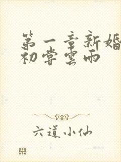 第一章新婚少妇初尝云雨