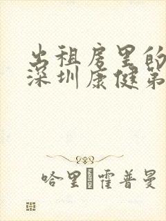 出租房里的交互深圳康健第二部