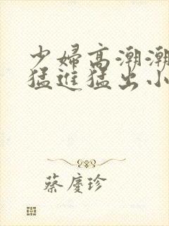 少妇高潮潮喷到猛进猛出小说