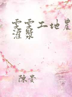 雯雯工地农民工灌浆