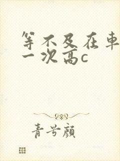 等不及在车里做一次高c