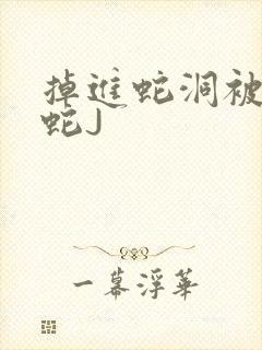 掉进蛇洞被一堆蛇J