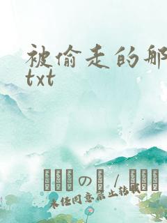 被偷走的那五年txt